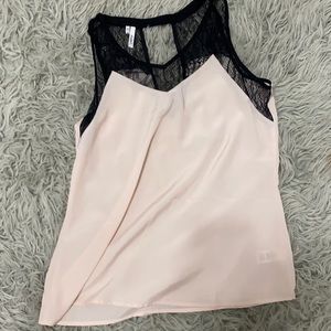Studio Y S tank with lace neck line